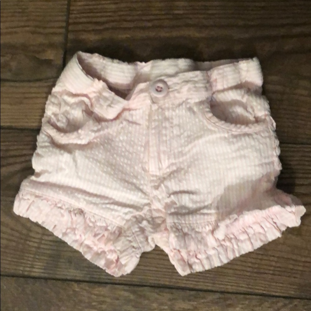 Ruffle Butts seersucker shorts